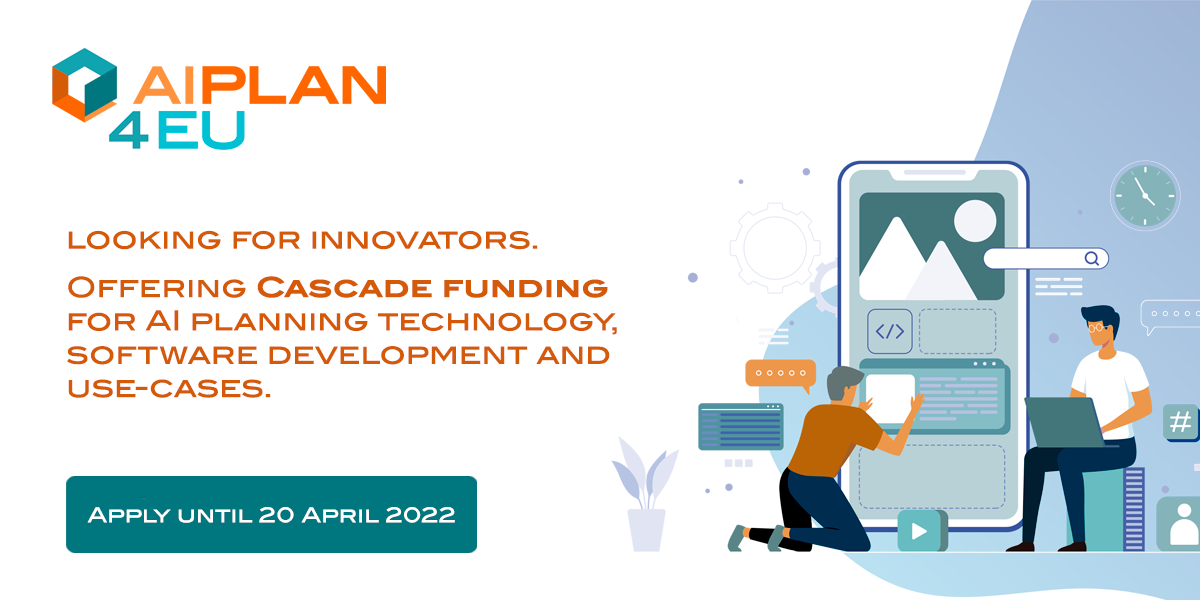 AIPlan4EU Open call #1 for innovators is now accepting applications
